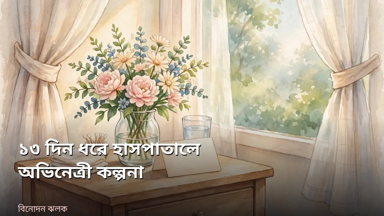১৩ দিন ধরে হাসপাতালে অভিনেত্রী কল্পনা, অবস্থার উন্নতি