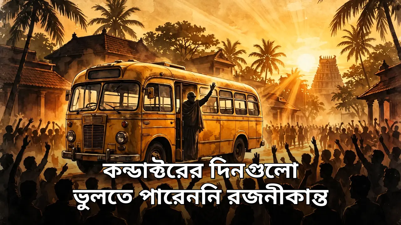 সুপারস্টার হয়েও কন্ডাক্টরের দিনগুলো ভুলতে পারেননি রজনীকান্ত